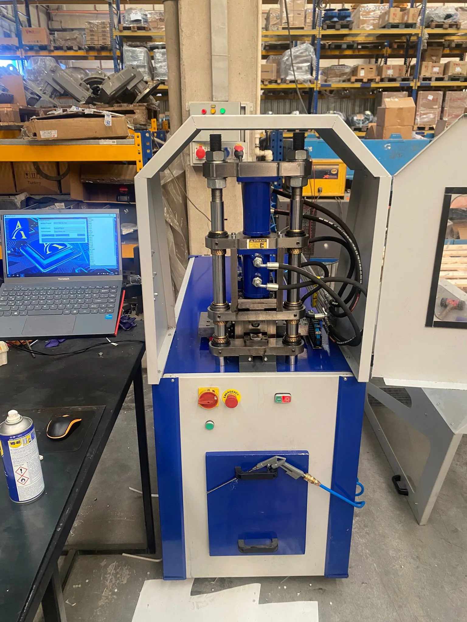 Boru Başı Pres Ve Delik Delme